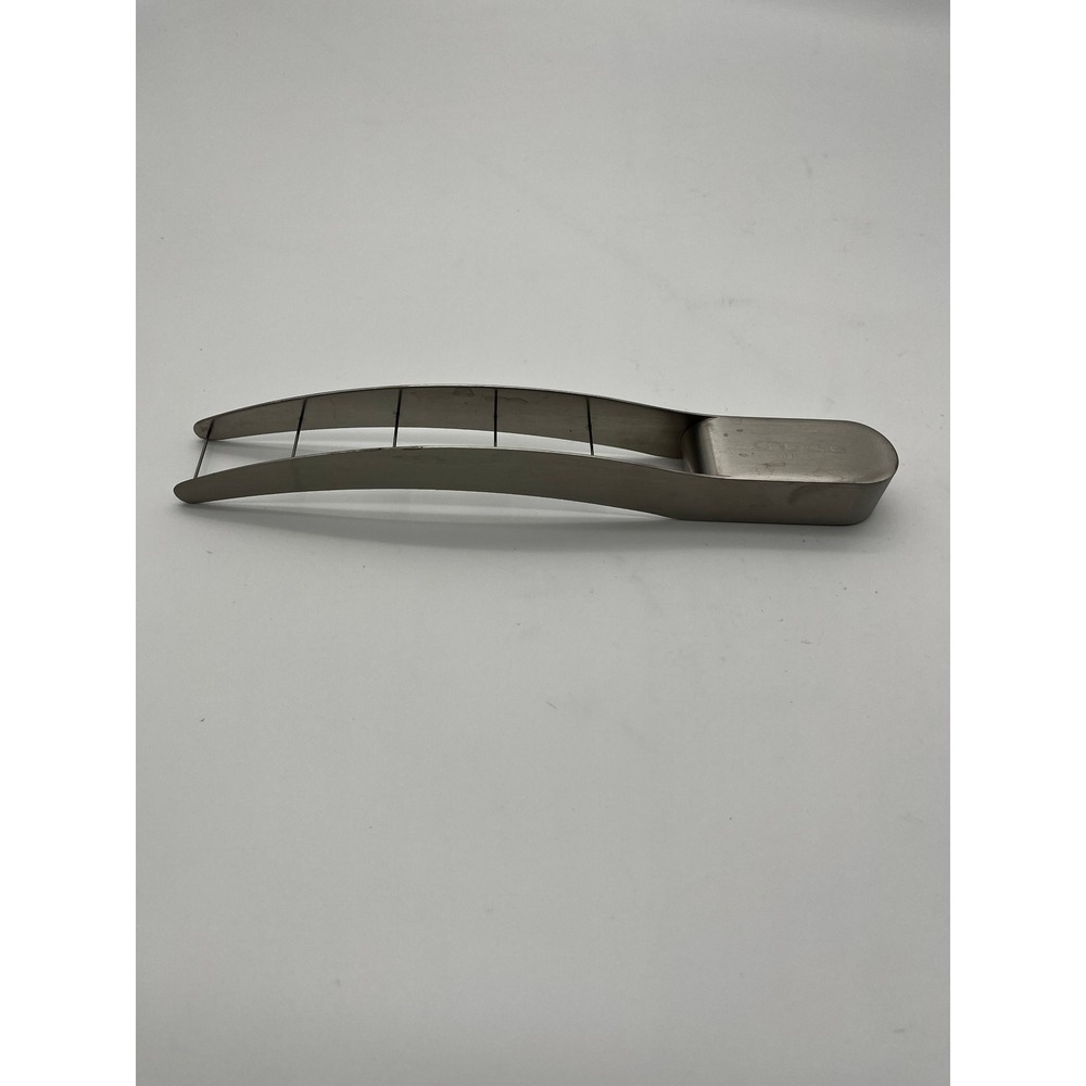 Chef n Bananza Watermelon Slicer Silver Stainless Steel Handheld Fruit Cutter